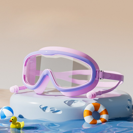 AquaView – Anti-Fog Swim Goggles with Wide Vision