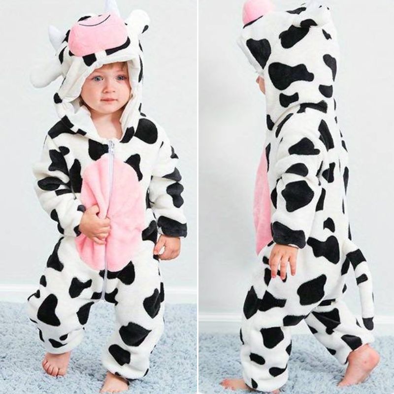 Milo & Moon Animal Jumpsuit – Baby & Toddler Soft One-Piece