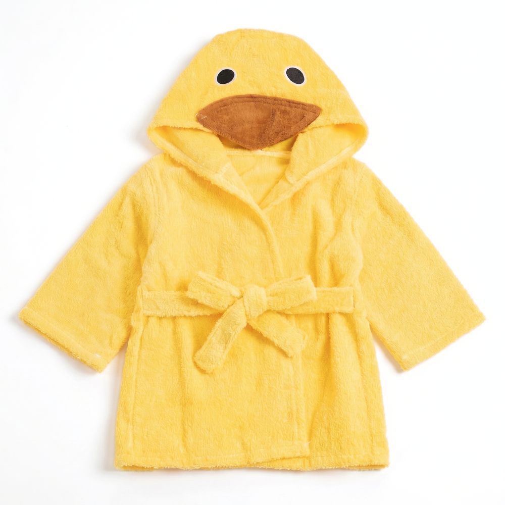 Baby Animal Hooded Towel Robe – Super Soft Post-Bath Wrap for Infants