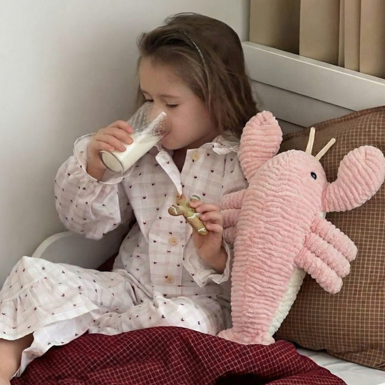 Belva Pinky Lobster Plush Toy – Soft Stuffed Lobster for Babies & Toddlers