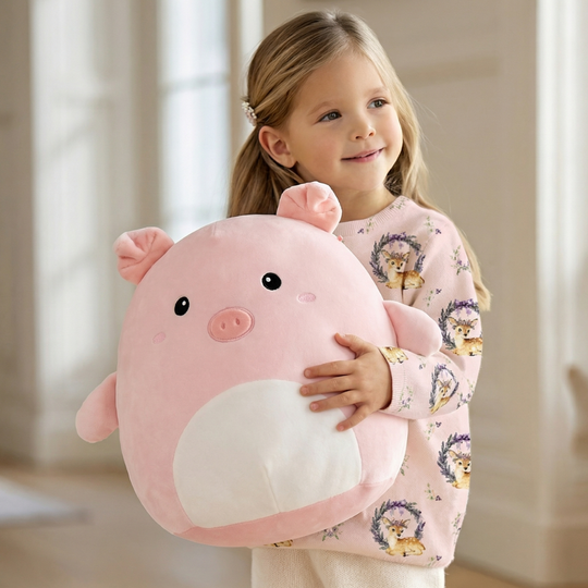 Sori Snuggle Pig Plush Toy – Soft Stuffed Animal for Kids