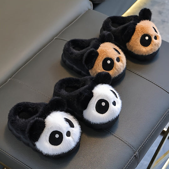 PandaSteps Kids Slippers – Warm Plush Winter Slippers for Toddlers