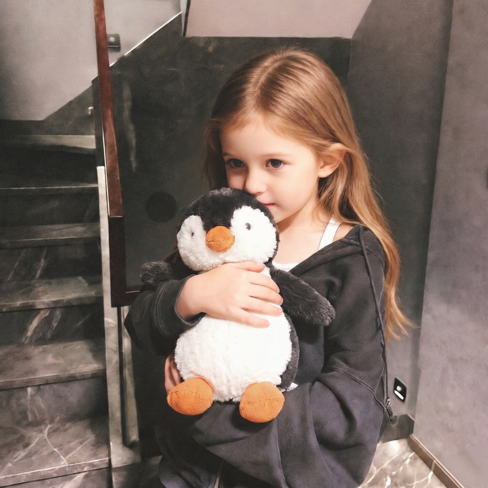 MiniCuddle Animal Plush Toy Set – Soft Penguin, Pig & Duck Stuffed Animals
