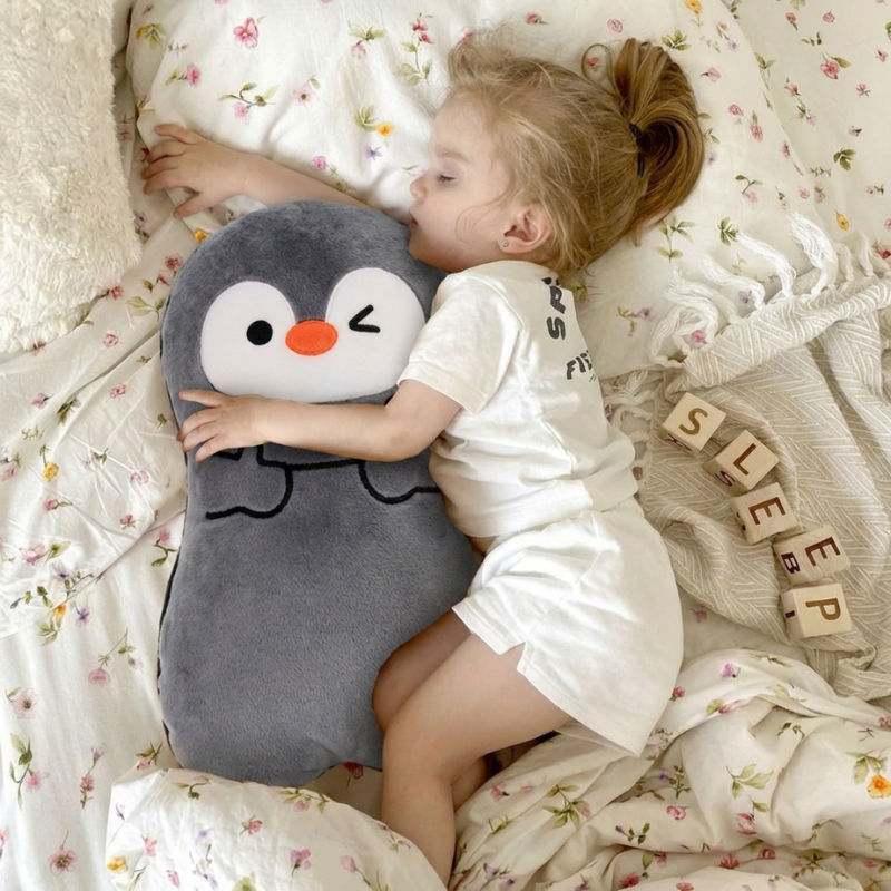 Lina  Winky Penguin Plush Toy — Toddler Soft Toy