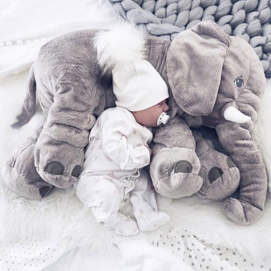 TeddyTrompa Plush Toy – Soft Stuffed Elephant Pillow for Kids & Toddlers