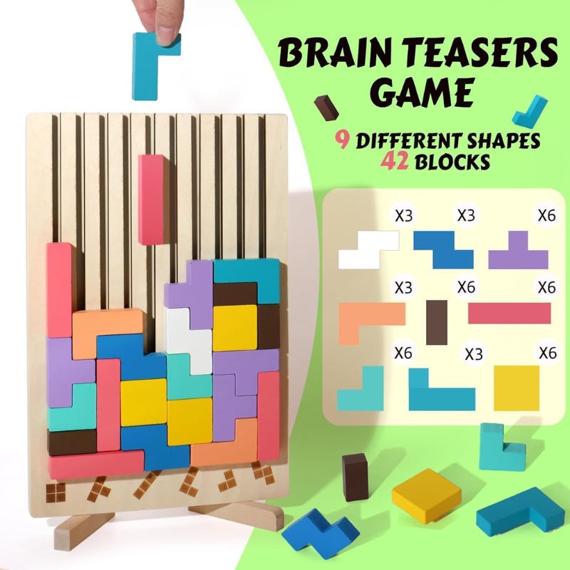 TetriSmart – Montessori Educational Toy for Kids