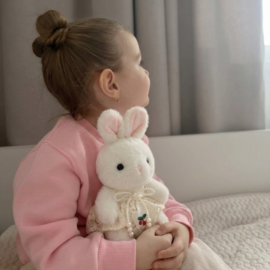 Lysa Pretty Bunny Plush Toy – Soft Stuffed Bunny for Babies & Toddlers