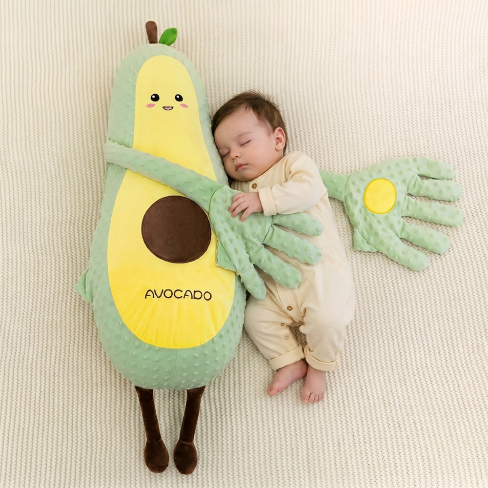 SleepHug Fruit & Veggie Baby Sleep Pillow Plush – Musical Cuddle Toy 65 cm