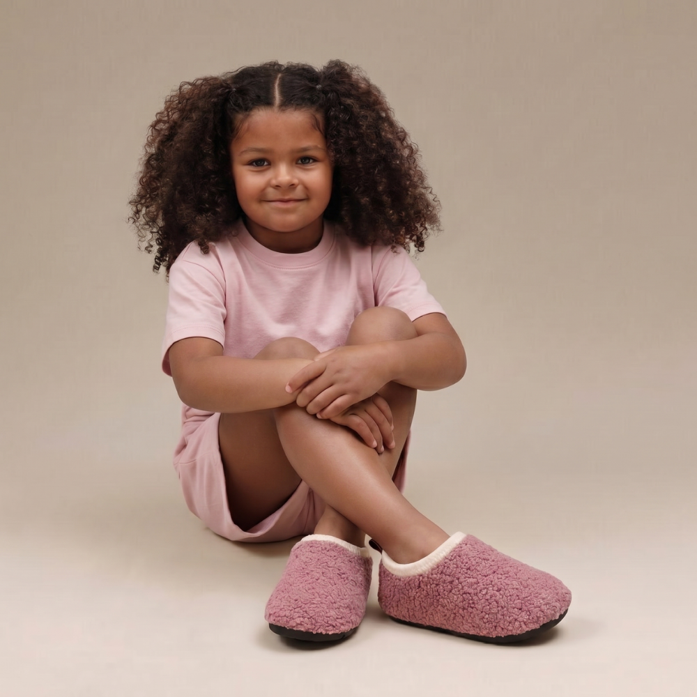 WoolyWalks – Kids Soft Warm Wool Slippers
