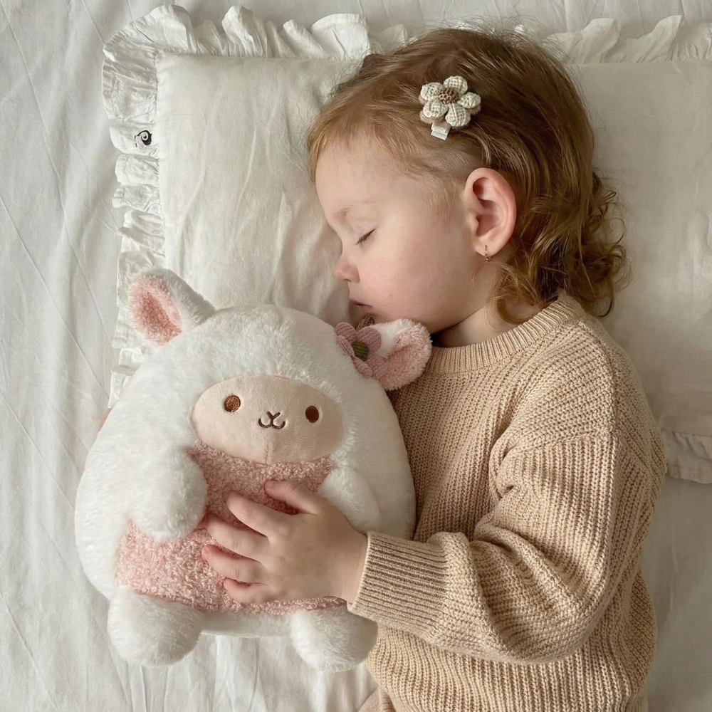 Bojan Smiling Lamb Plush Toy – Soft Stuffed Animal for Kids
