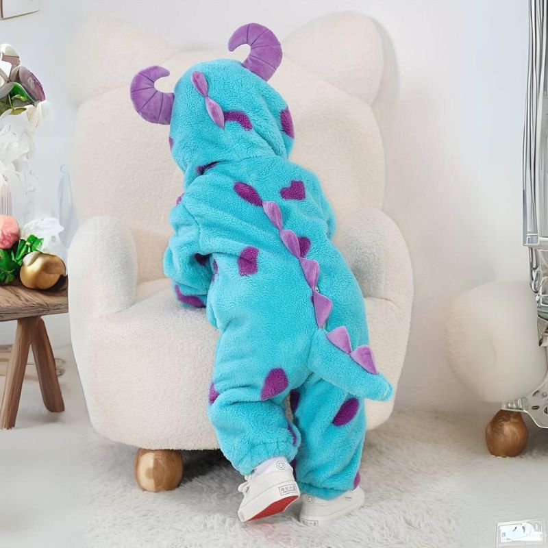 Milo & Moon Animal Jumpsuit – Baby & Toddler Soft One-Piece
