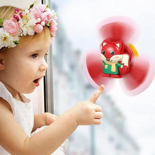 Spin & Play Baby Spinner Toy Set – Sensory Suction Toy