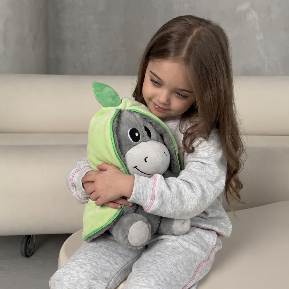 DreamDonkey Breathing Donkey Sleep Soother in Fruit Onesie – Light & Music