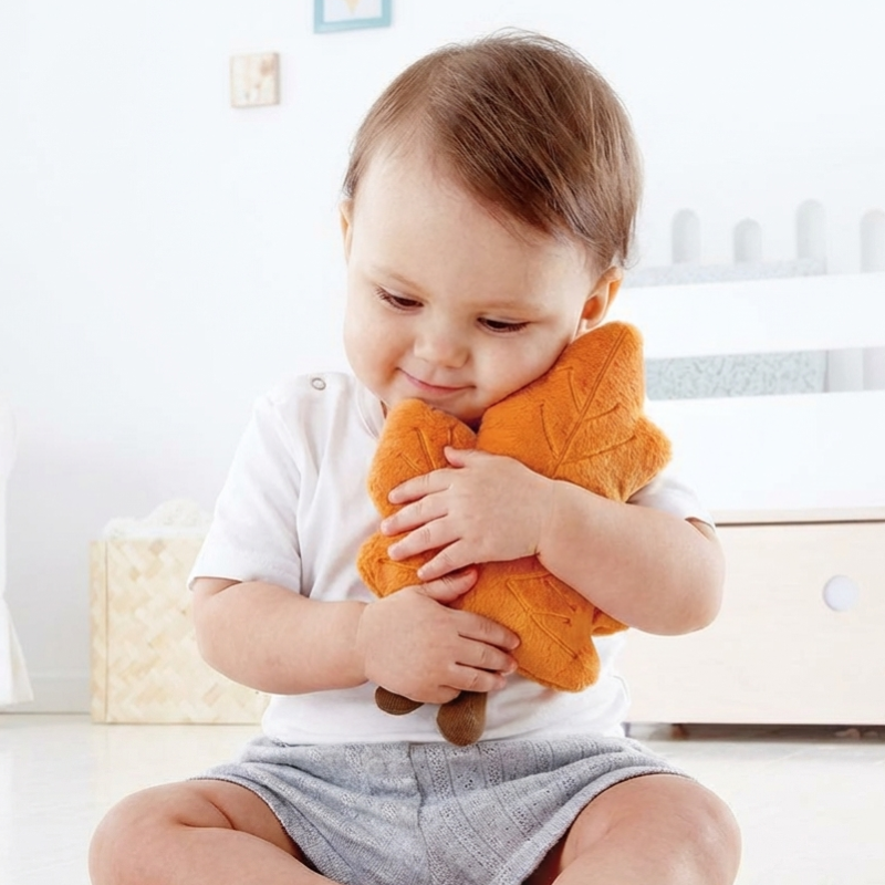 Demetra  Happy Leaf Plush Toy — Gentle Baby Soft Toy