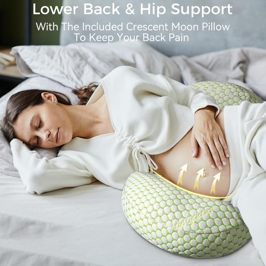 CozyNest – Adjustable Pregnancy Support Pillow