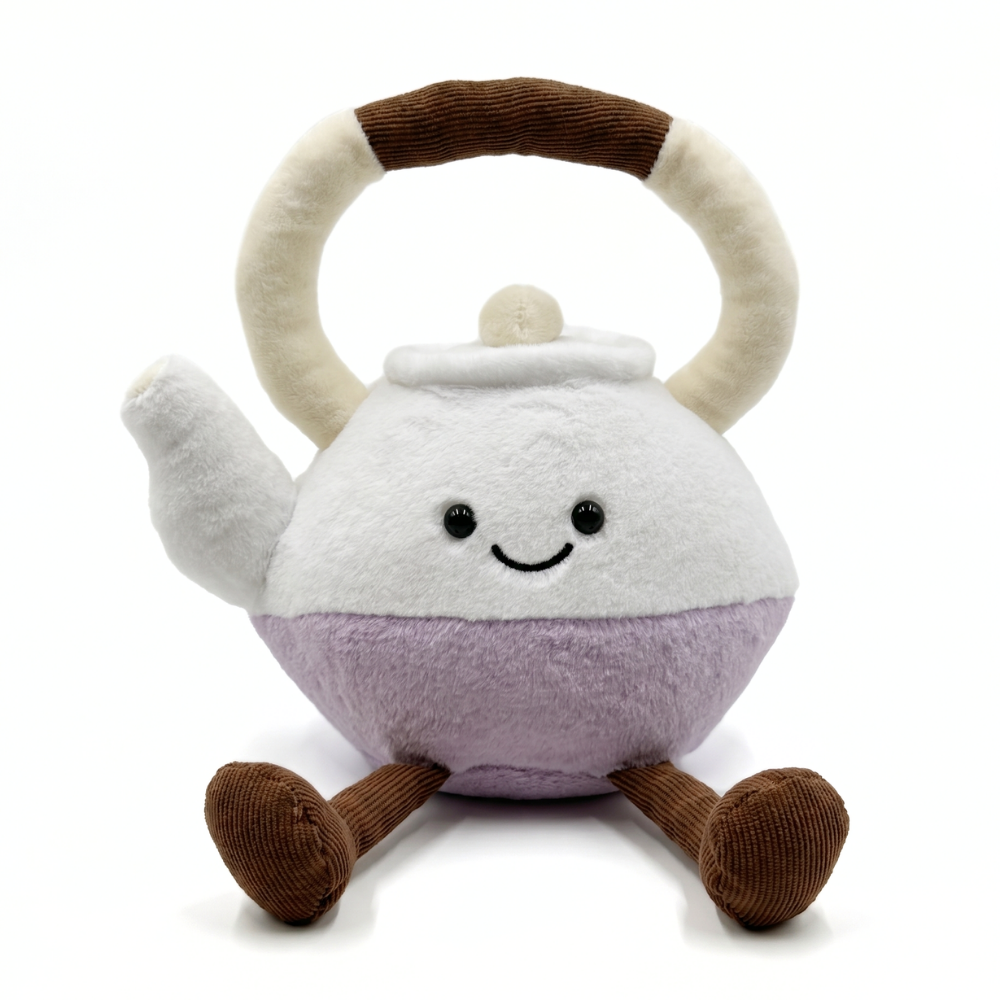 TeaCuddle Teapot Plush Toy – Soft Novelty Stuffed Toy for Home & Gift