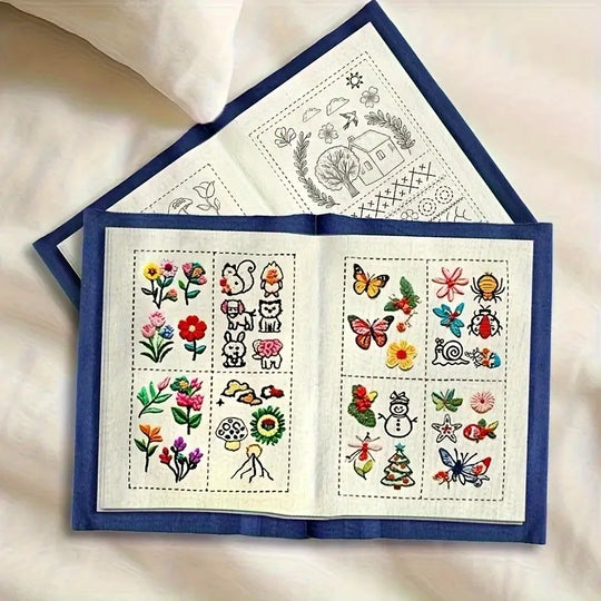 StitchBook Embroidery Kit – DIY Sewing Set for Beginners