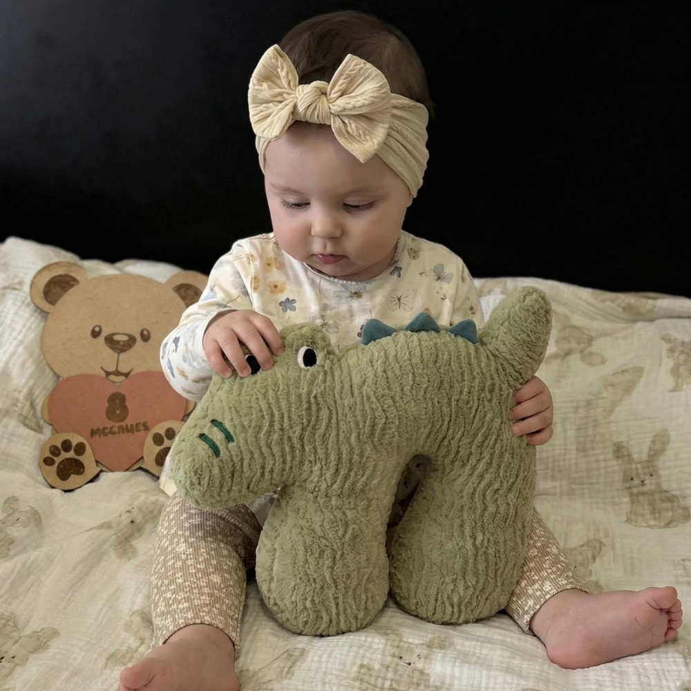Josefina Elegant Crocodile Plush Toy – Soft Stuffed Animal for Kids