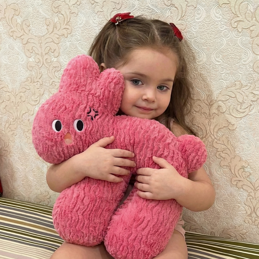 Irina Pinky Rabbit Plush Toy – Soft Stuffed Animal for Kids