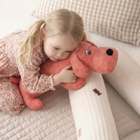 Auriya Floral Dog Plush Toy – Soft Stuffed Animal for Kids