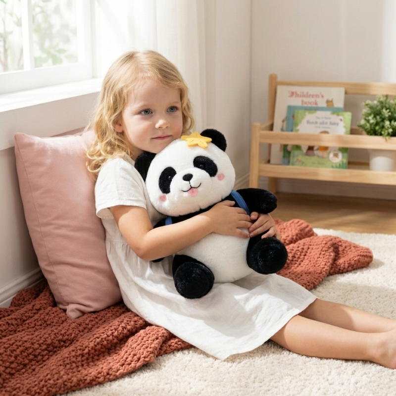 Moira Lifebuoy Panda Plush Toy – Soft Stuffed Panda for Babies & Toddlers