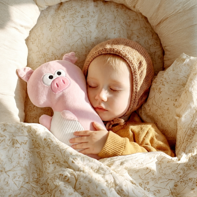 Fiorella Pink Pig Plushie – Soft Stuffed Animal for Kids