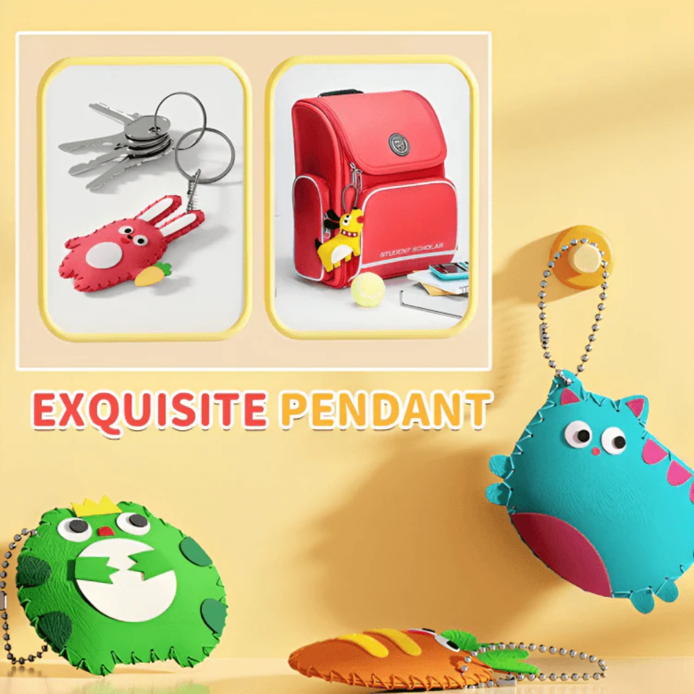 Milo & Moon 3D Embroidery Craft Kit – Kids Sewing Toy Set