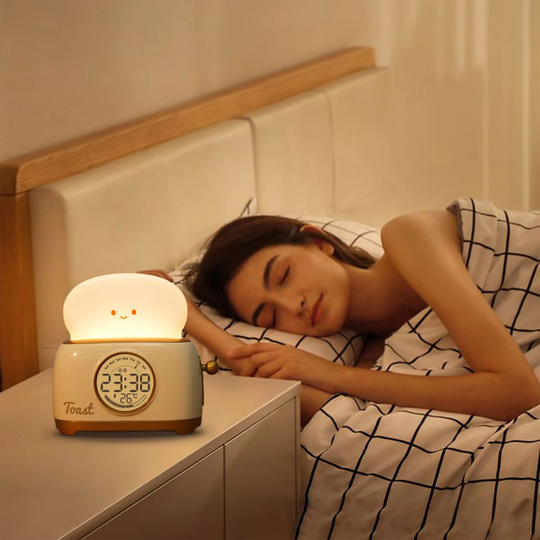 GlowToon Kids Alarm Clock – Bedside Lamp for Babies & Toddlers