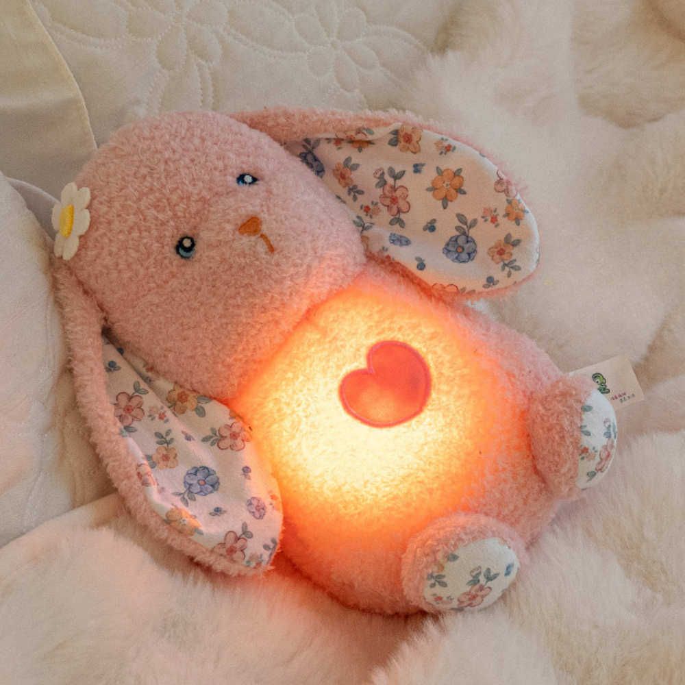 DreamBreath Breathing Sleep Soother Plush – Light & Sound Baby Soft Toy 28 cm