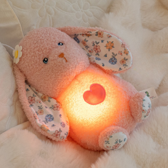 DreamBreath Breathing Sleep Soother Plush – Light & Sound Baby Soft Toy 28 cm