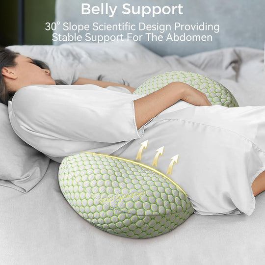 CozyNest – Adjustable Pregnancy Support Pillow