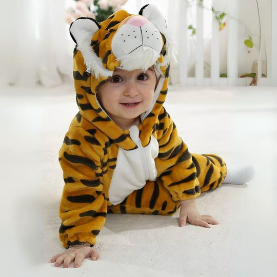 Milo & Moon Animal Jumpsuit – Baby & Toddler Soft One-Piece