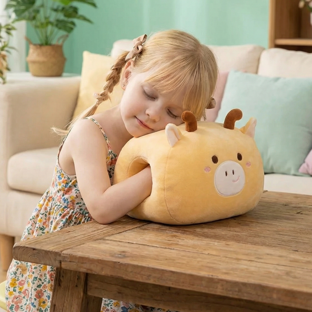 Selvi Deer Hand Warmer Plush Toy – Soft Kids Toy for Warm Comfort