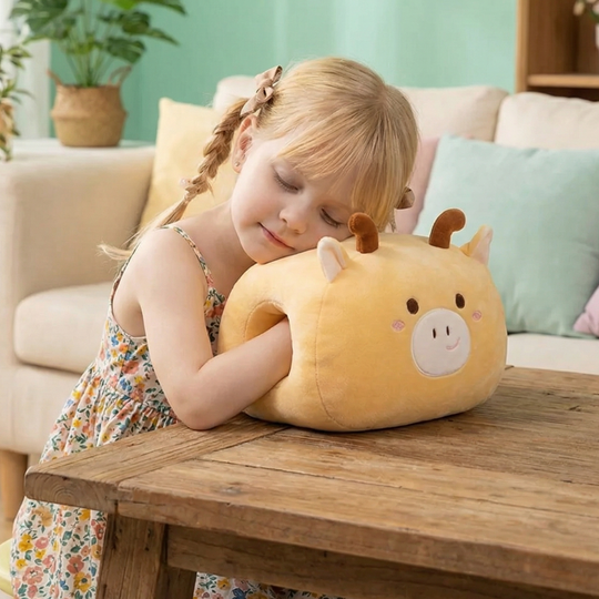Selvi Deer Hand Warmer Plush Toy – Soft Kids Toy for Warm Comfort