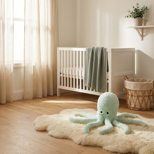 Ovia Long Octopus Plush Toy – Soft Stuffed Octopus for Babies & Toddlers