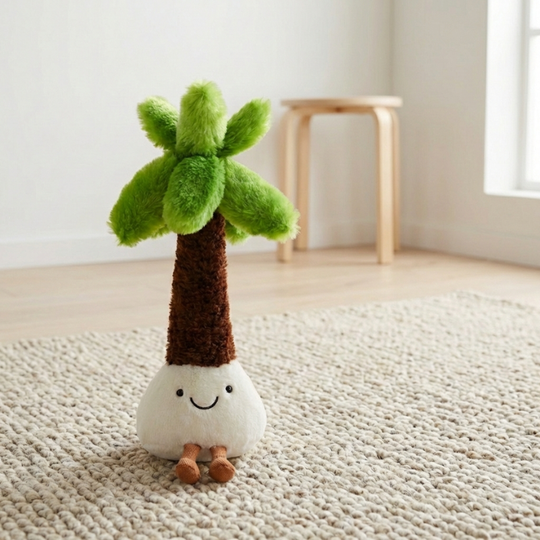 PalmSmile Plush Toy – Soft Stuffed Palm Tree for Kids & Toddlers