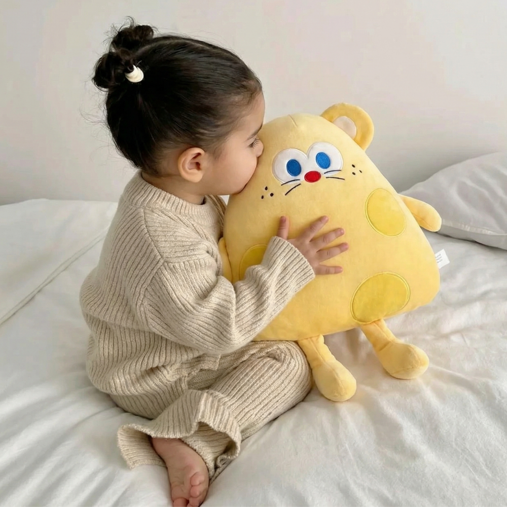 Velora Cheezy Mouse Plush Toy – Soft Stuffed Animal for Kids