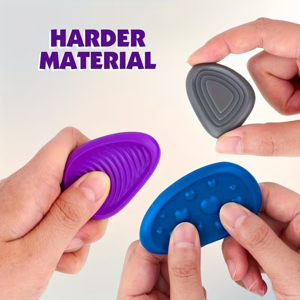 CalmiStone Fidget Toy – Silicone Sensory Stones for Kids & Toddlers