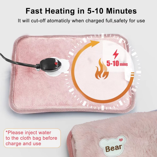 WarmBear Rechargeable Hot Water Bag – Electric Heat Pack