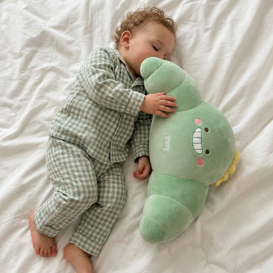 Vina Smiling Dino Plush Toy – Soft Stuffed Dinosaur for Babies & Toddlers