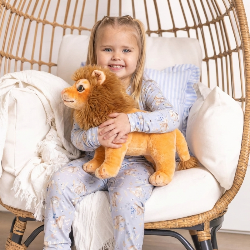Helena Standing Lion Plush —  Toy for Kids