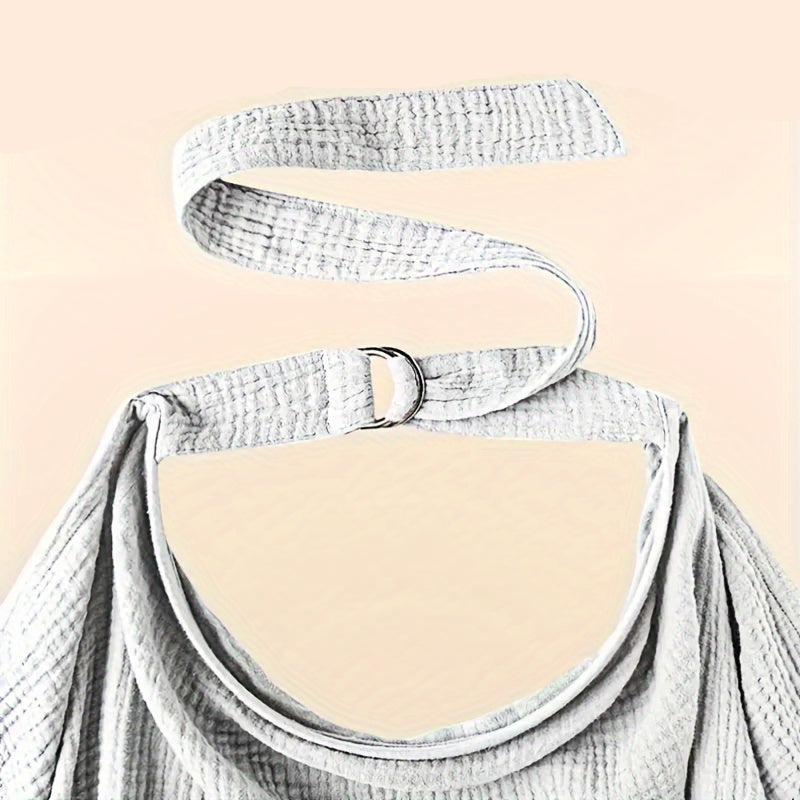 NurtureCover Breathable Cotton Breastfeeding Cover – Lightweight Nursing Shawl