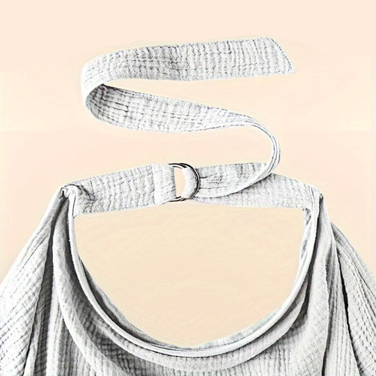 NurtureCover Breathable Cotton Breastfeeding Cover – Lightweight Nursing Shawl