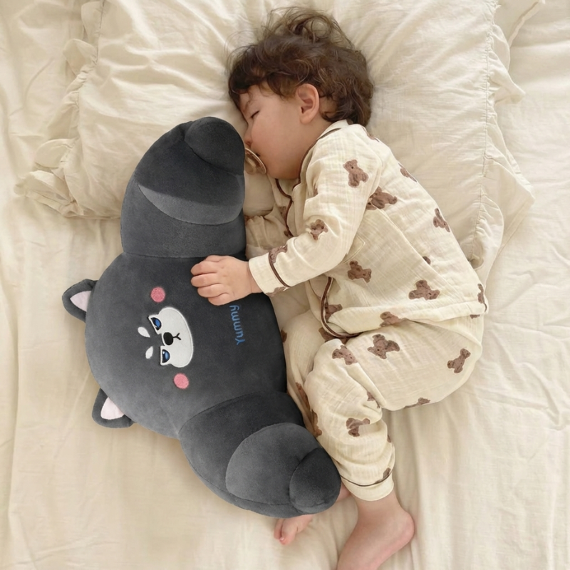 Wila Angry Husky Plush Toy – Soft Stuffed Animal for Kids