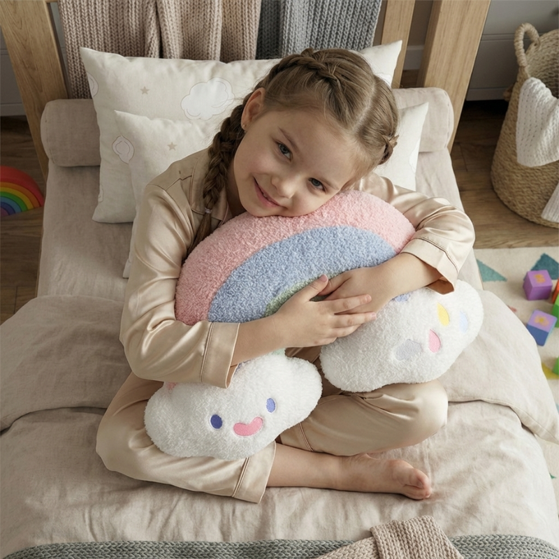 Martina Rainbow Pillow Plush Toy — Soft Stuffed Toy