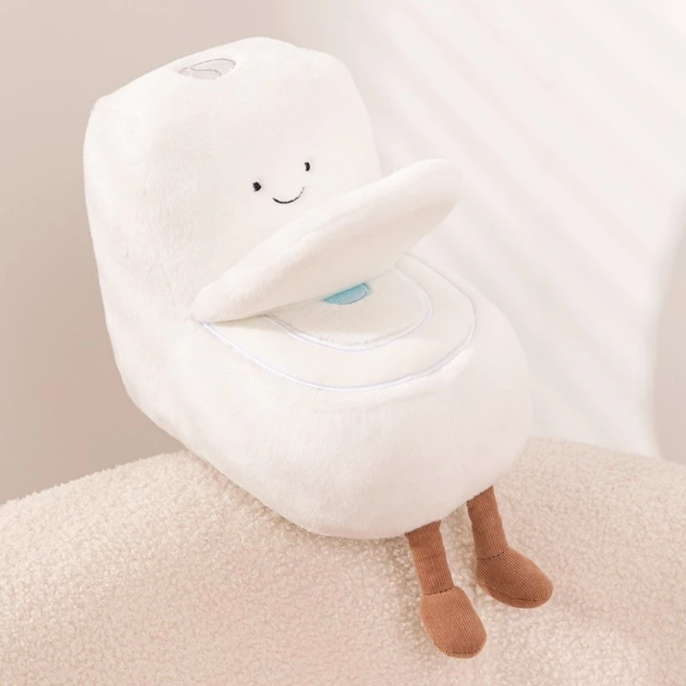 Toilet Buddies Funny Bathroom Plush Toy Set – Novelty Gift