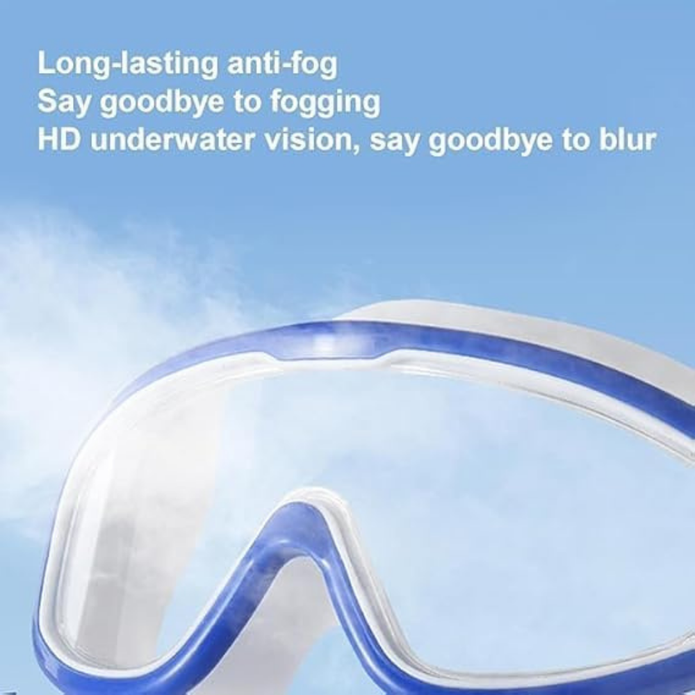AquaView – Anti-Fog Swim Goggles with Wide Vision