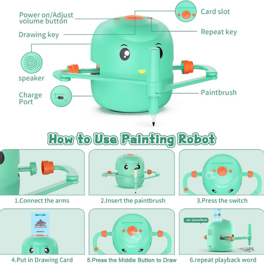 DoodleBot Drawing Robot Toy – Educational Kids Toy