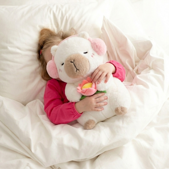 Ilona White Capybara Plush Toy — Kids Toy