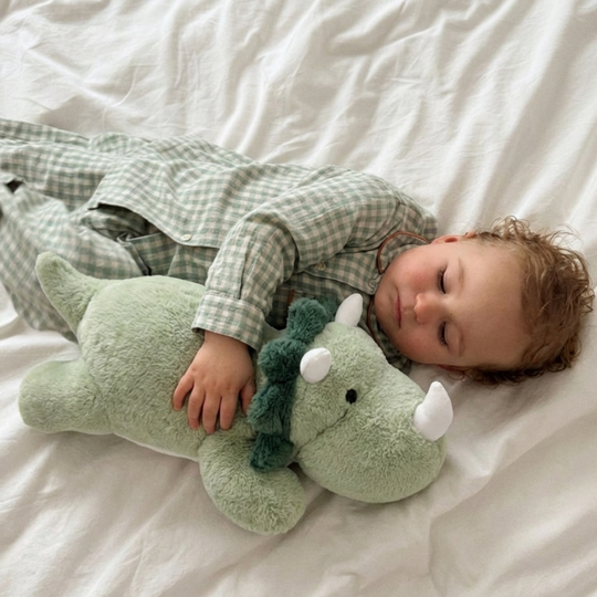 Romina Lying Triceratops Plush Toy — Baby Soft Toy